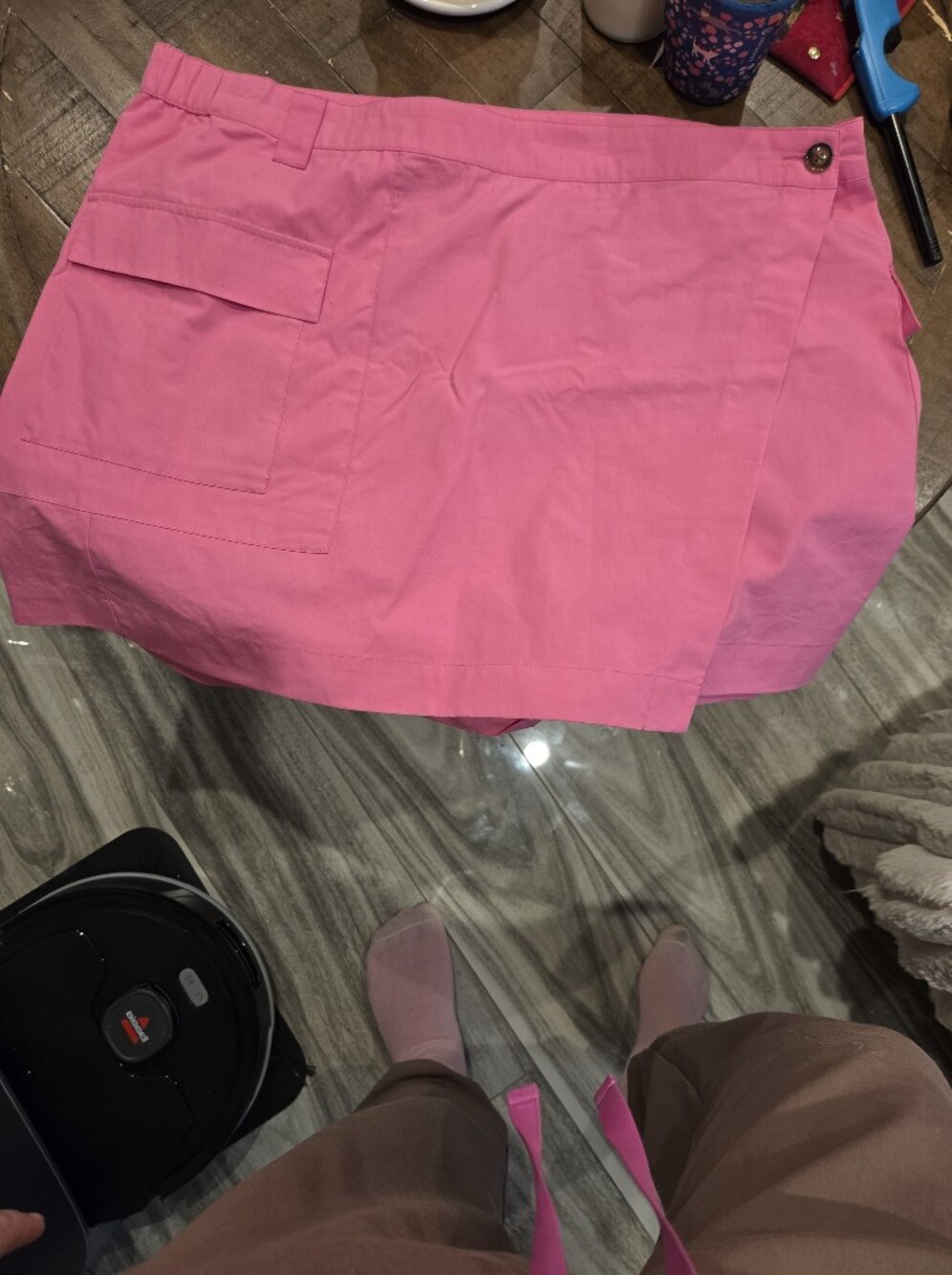 Future Collective Pink Circle Skirt — Casual Skater Style - Picture 6 of 8